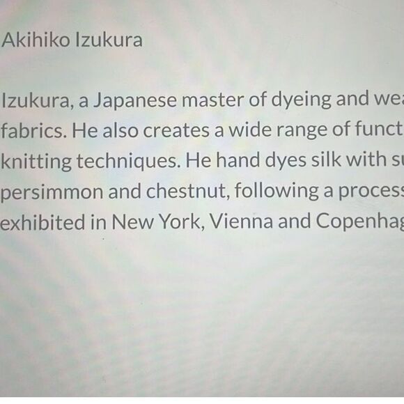 Akihiko Izukura Woven Silk Cardigan - Picture 10 of 10